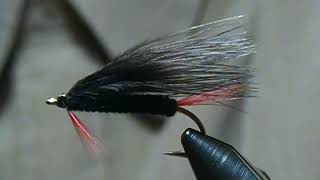 fly tying with hugh!  tying a simple black marabou streamer.