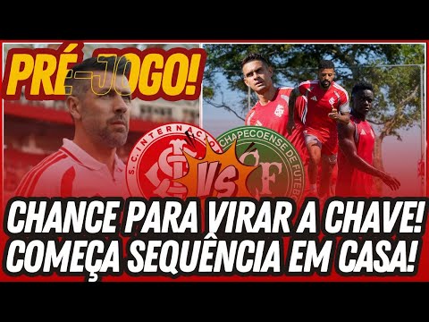 🟥⬜️ #INTER X CHAPECOENSE: ESCALAÇÕES E DESFALQUES | SEQUÊNCIA EM CASA E MUDANÇAS DE PEZZOLANO!