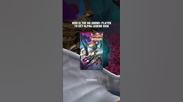 ALPHA LEGEND SKIN NO.000001 PLAYER ACCOUNT #mlbb #mobilelegends #mlbbph #mlbbmy #alpha #alphalegend