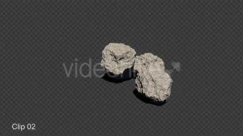 Rocks Falling | Motion Graphics - Envato elements