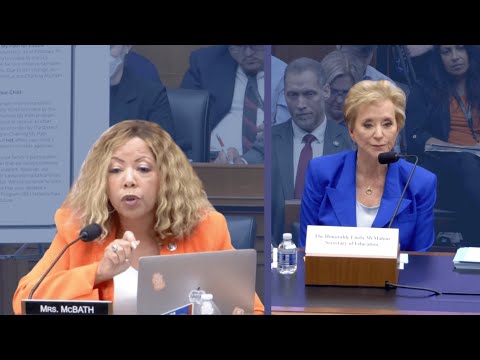 Lucy McBath Challenges Education Secretary on Disabled Student Program Cuts and Gun Violence