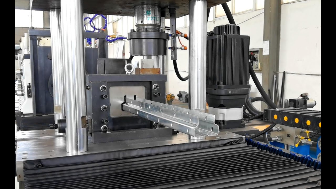 Racking Upright Roll Forming Machine | Shelving Upright Roll Forming Machine