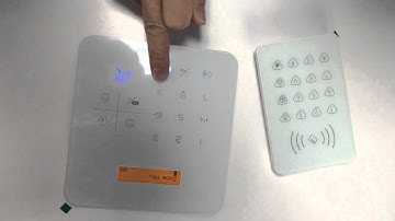 How to register wireless keypad K61 to alarm system A9