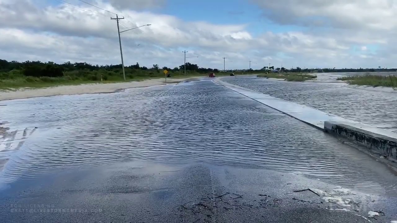 09142020 Waveland, MS Beaches, Roads Flooded YouTube