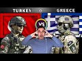 Italian Reaction to 🇹🇷 🇬🇷 Turkey vs Greece military power comparison 2021