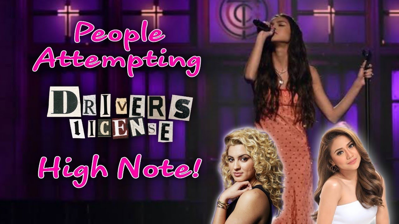 People Attempting Olivia's High Note On "Drivers License"!! YouTube