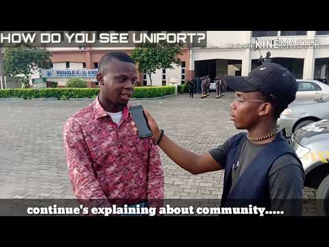 Asking uniport students how they see uniport