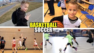 5 AWESOME BASKETBALL AND SOCCER GAMES IN 1 DAY!!! 🏀⚽️ by Dyches Fam 33,416 views 2 months ago 19 minutes