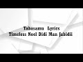 Tabasamu Lyrics  Timeless Noel Didi Man Jabidii  Official Audio