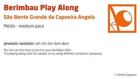 Berimbau Loop - São Bento Grande da Capoeira Angola (medium pace)