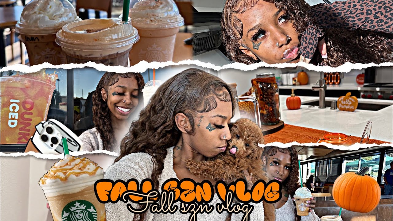 FALL SZN PREP VLOG 🤎🍁| fall shopping, pumpkin spice frappe🧋, fall decor 🍂