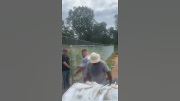 Installing 6ft chain link