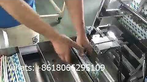 group drinking straws counter machine