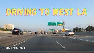 [4K] Driving to West LA on the 405 Freeway from North Hollywood – Los Angeles, California