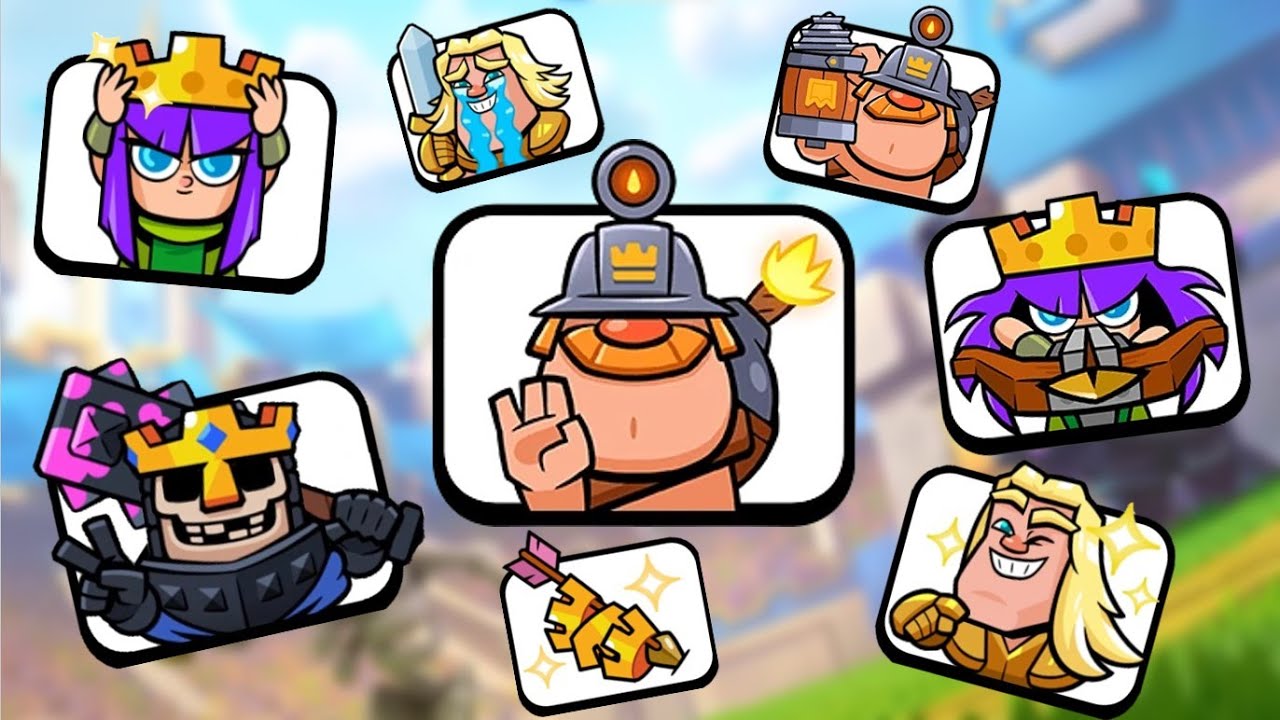 All Champion Emotes In Clash Royale! (Outdated)