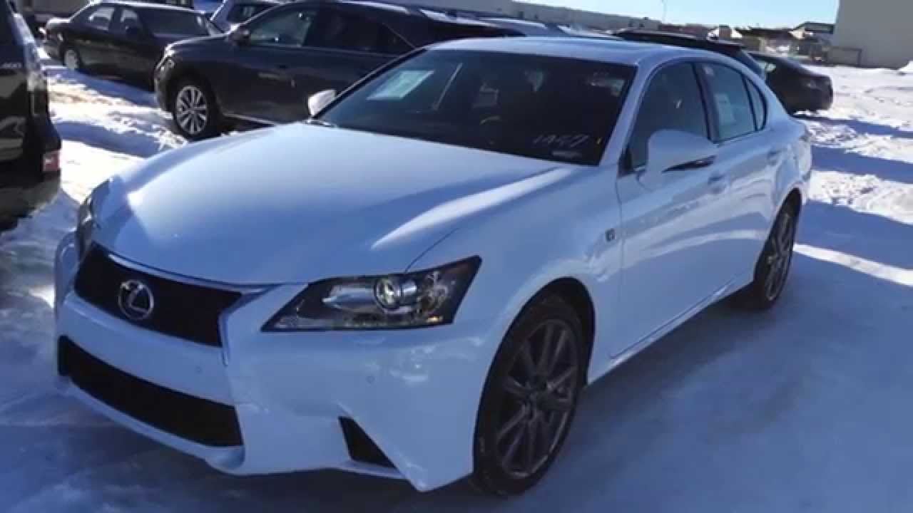 New Ultra White On Red 15 Lexus Gs 350 Awd F Sport Series 1 Review West Edmonton Youtube