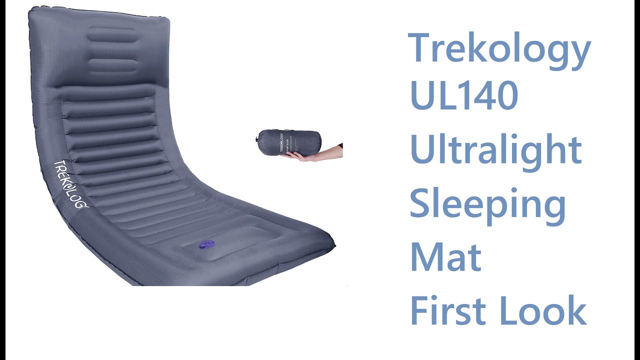 Tappetino Gonfiabile Trekology UL140 Con Pompa Integrata – Isolato E Confortevole Per Campeggio