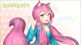 『Gift Speedpaint』Chiye! (OC from Hyanna Natsu)
