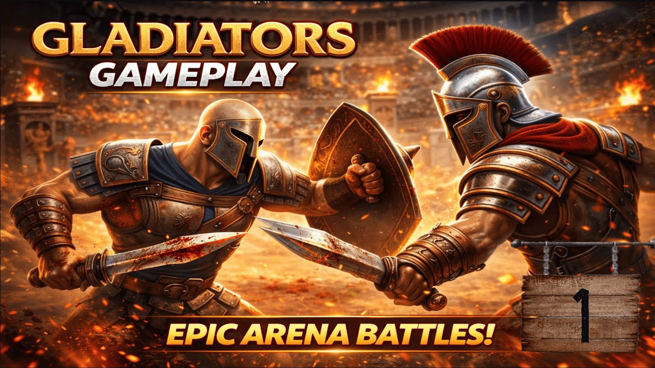 GLADIATORS Gameplay – Epic Arena Battles | Warrior Combat & Legendary Fights