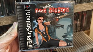 Fear Effect 2: Retro Helix for the PS1 review, by The Videogame Cabinet, beaten in June 2024
