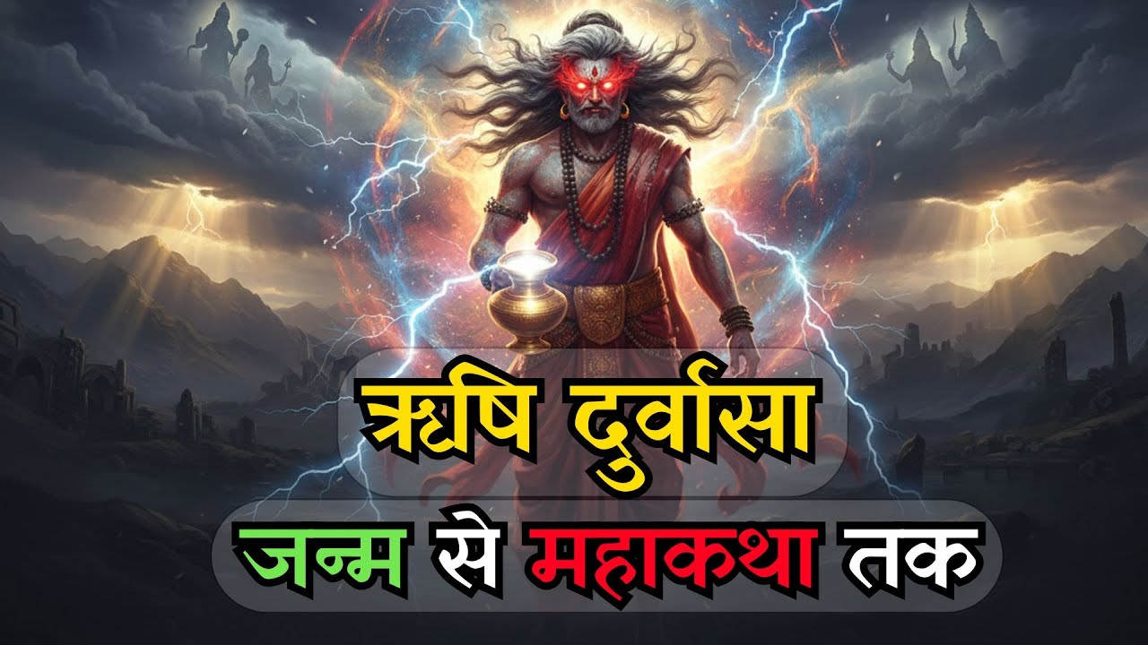 The Untold Story of Maharishi Durvasa – The Fiercest Sage Who Changed the Fate of Gods #durvasarishi