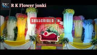 sajabat Back to back... so beautiful.. wedding stage gate mandap flower decoration jaonki