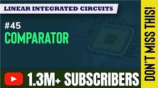 OP AMP As a Comparator | Non Linear Applications of Operational Amplifier | EXTC Engineering