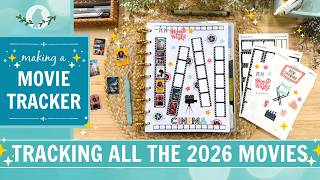 Making a 2026 Movie Tracker Page For My Planner | Cinema Icons & Film Strips | ohelloRobin