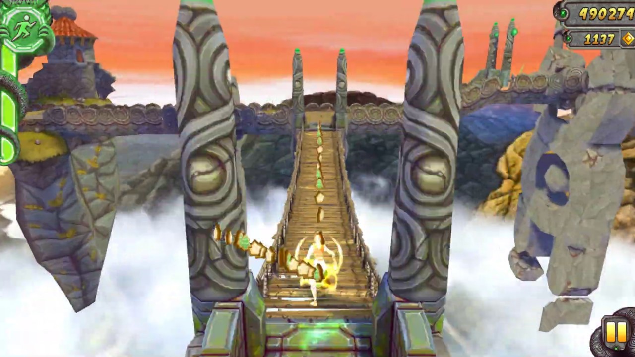 Temple Run 2  Karma Lee Gameplay Full Screen HD 4 min 49s