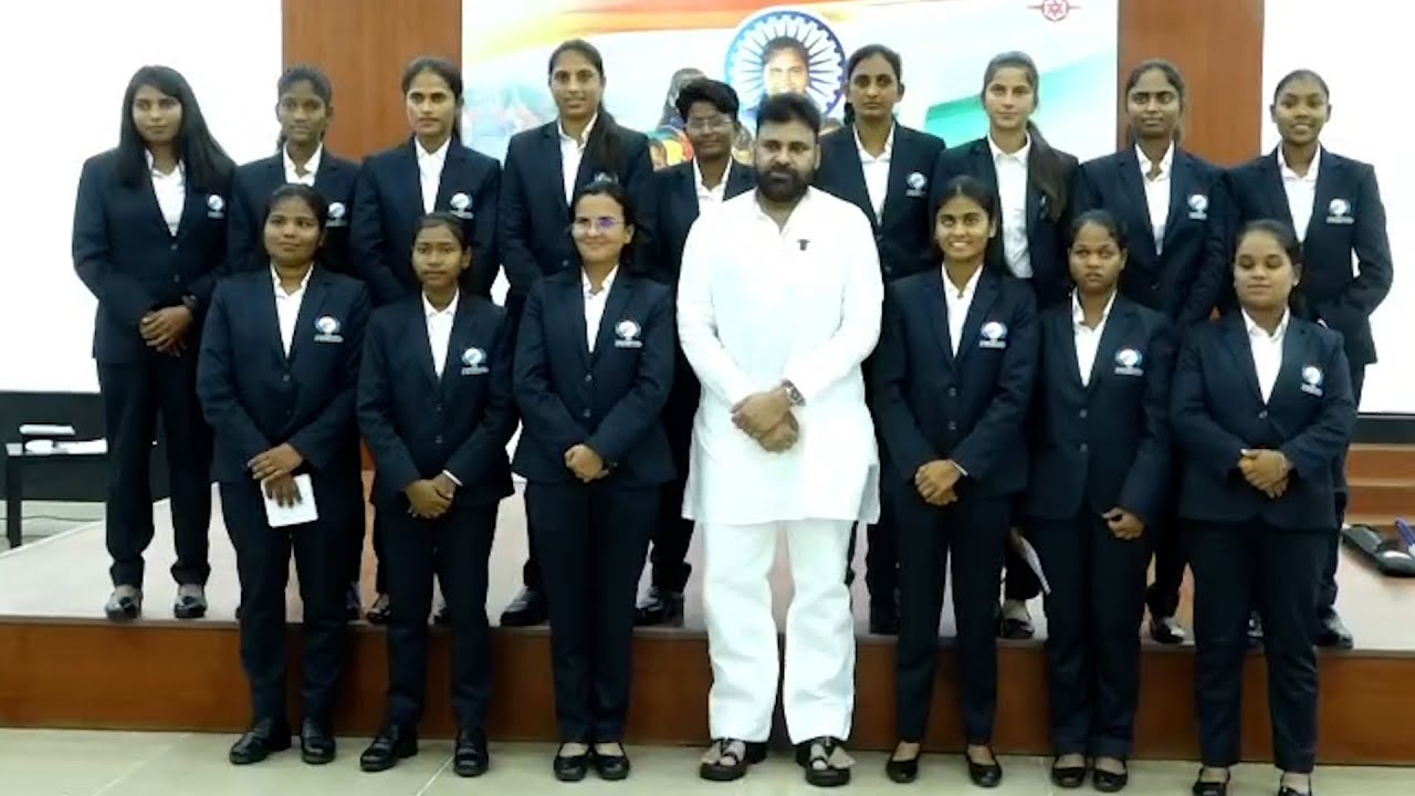Deputy CM Pawan Kalyan Felicitates India's Blind Women's T20 Champions