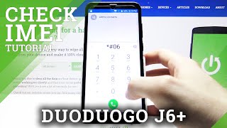 How to Check IMEI & Serial Number on DUODUOGO J6+ - Identifying Numbers screenshot 4