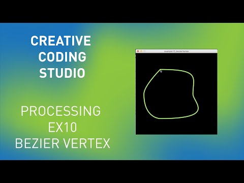 processing ex10 bezierVertex