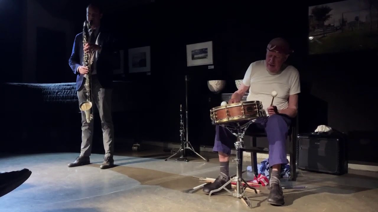 Concert - Duo Han Bennink (batterie), Joris Roelofs (saxophone, clarinette) [24 mai 2019]