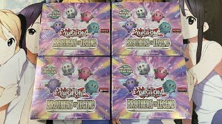 Opening Four Brothers of Legend Yugioh Booster Boxes TCG