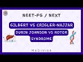 Gilbert vs crigler najjar vs dubin johnson vs rotor syndrome  neetpgnext