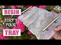 Dirty Pour Resin Tray Tutorial!!! Plus how to cut your handle screws so they fit your resin pieces!