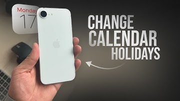 How to Change Calendar Holidays in iPhone (tutorial)