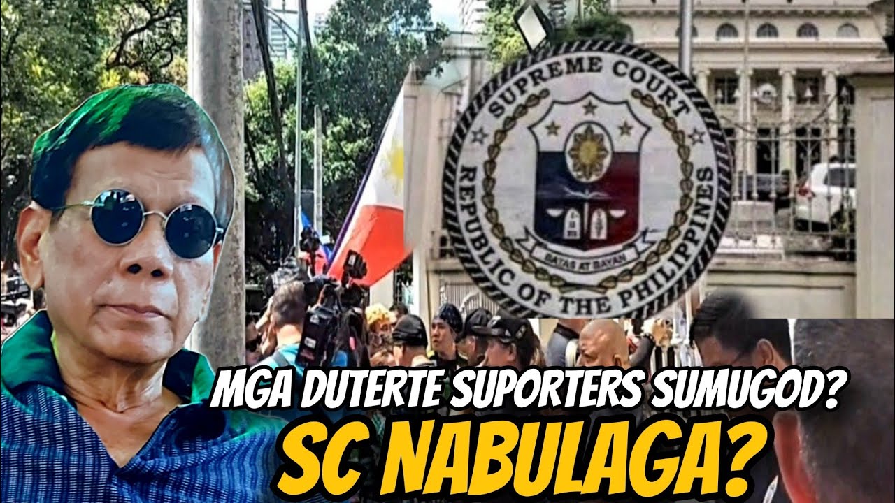 AYAY! SUPREME COURT NABULAGA? MGA DUTERTE SUPORTERS DUMAGSA?