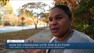Virginia localities shift Democratic in 2025 election