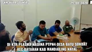 Permasalahan Plasma KUD Setia Abadi Dengan PTPN4 Madina Di Desa Batu Sondat Kec Batahan Kab Madina.