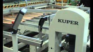 Kuper Acr 3200 Querzusammensetzmaschine Mit Evb Endverklebe- Und Besäumeinheit -- Kuper Neumaschine