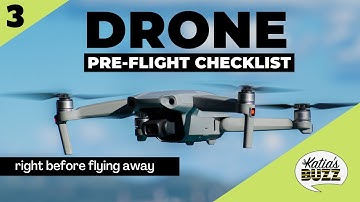 3 Drone Pre Flight Checklist before flying away