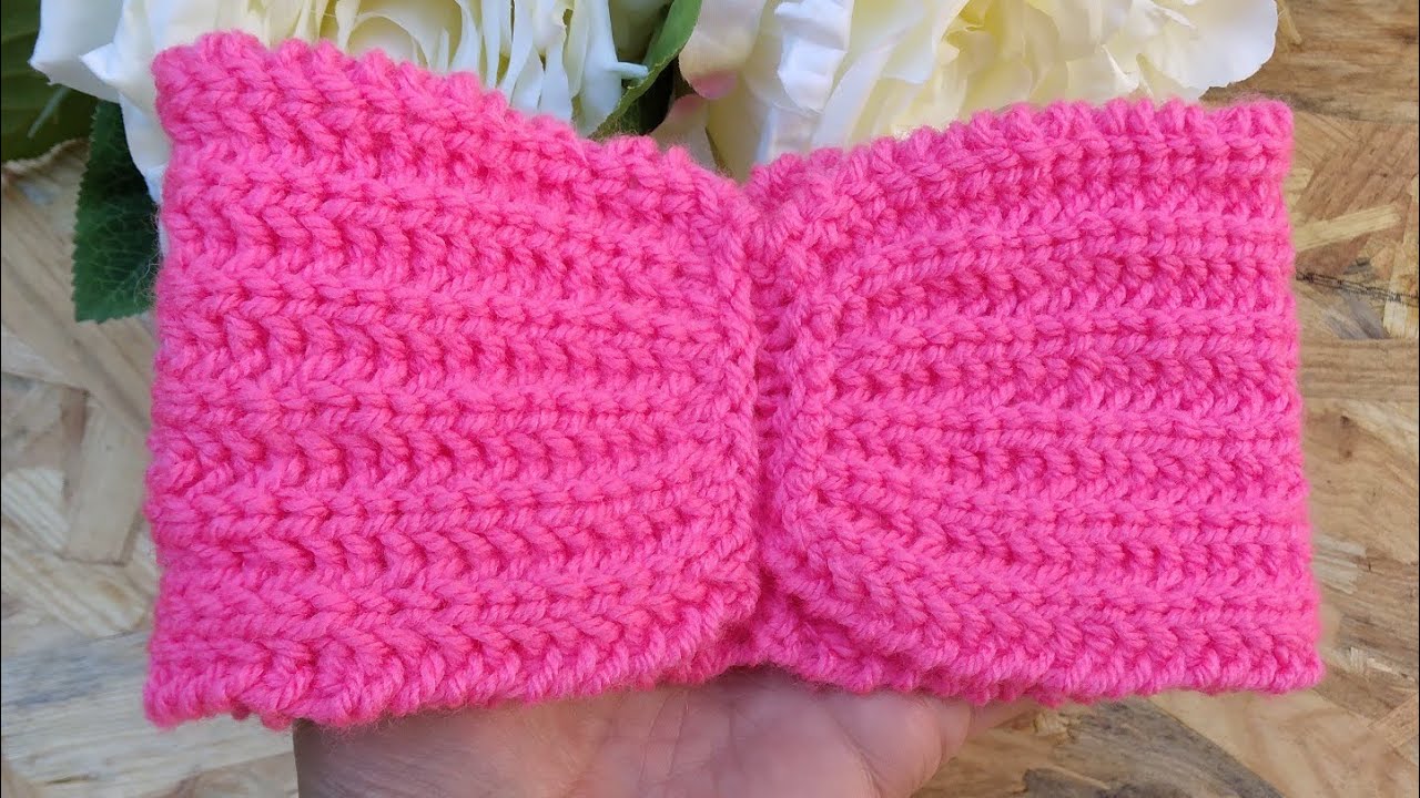 Ինչպես գործել աբադոկ/как вязать ободок/Crochet