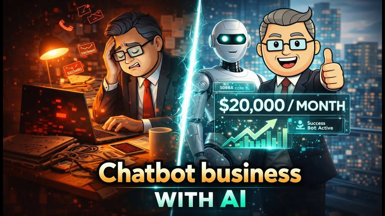 How to Make $20,000 Month With an AI Chatbot Business? (Step-by-Step Tutorial)