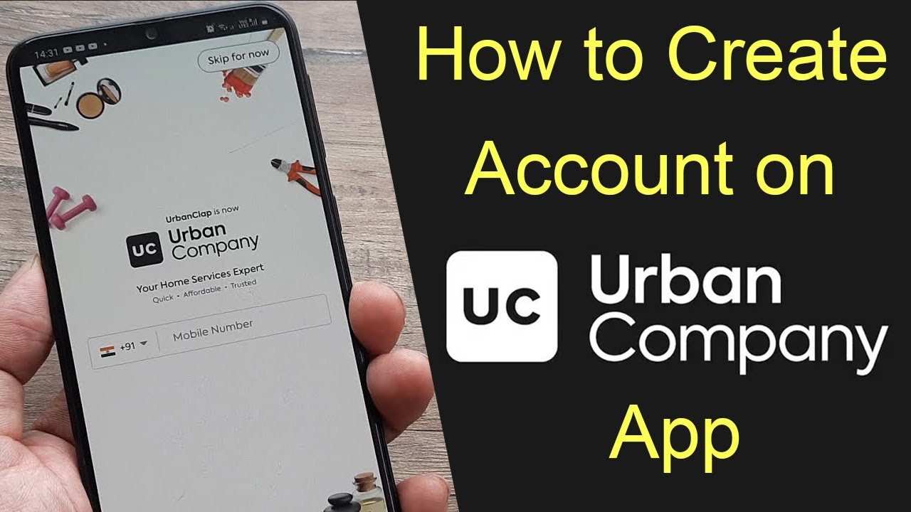How to Create Account on UrbanCompany App or UC App?