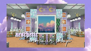 aesthetic armour shop - mcpe speedbuild screenshot 5