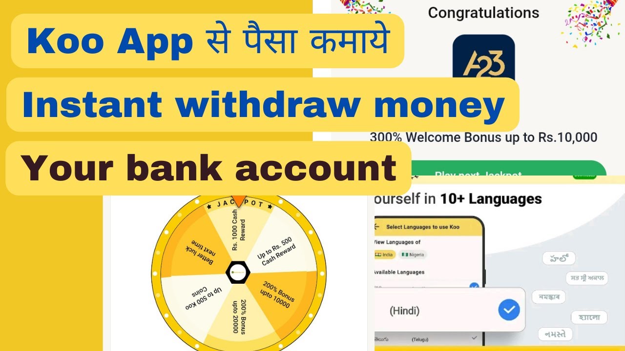 Earn Money from Koo App | Best Earning Apps in 2023 | Online Earning Kaise Kare | Refer And Earn App