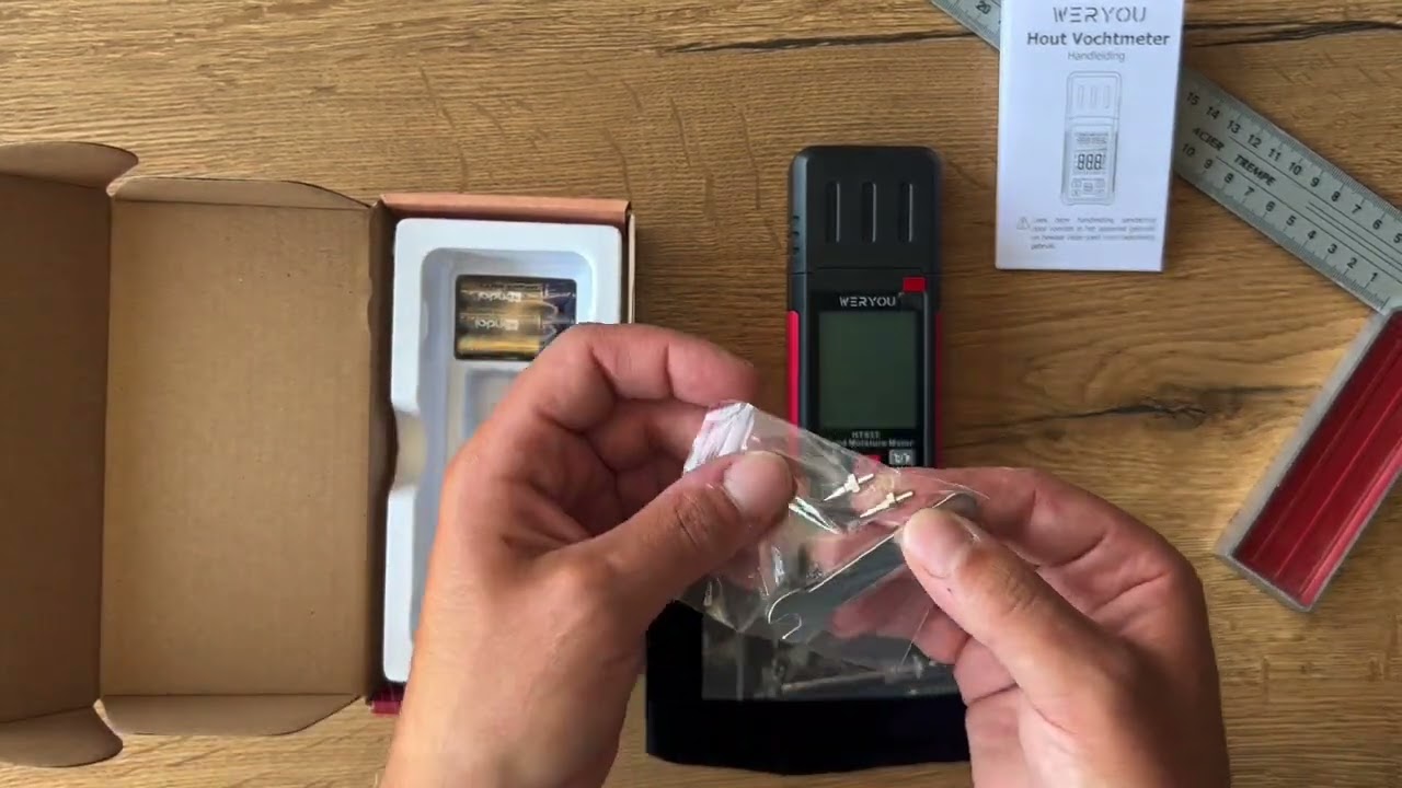 Unboxing WERYOU Vochtmeter
