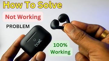 Boat Airdopes Alpha Not Working Solve || Boat Airdopes Not Working Solve || Sum Tech