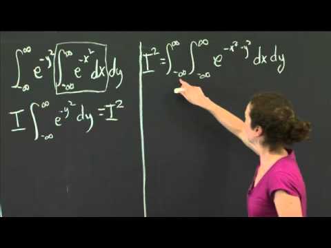 Integral Of Exp X 2 Mit 18 02sc Multivariable Calculus Fall 10 Youtube